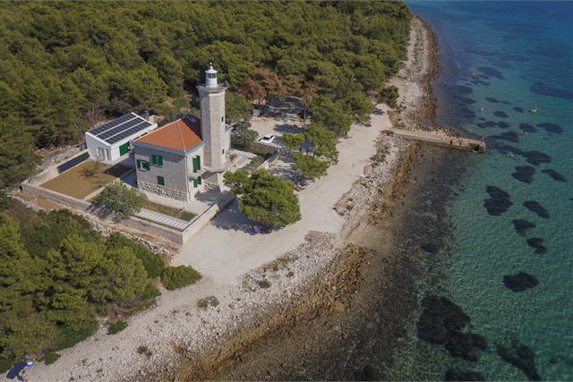 Croacia Isla de Vir Villa Lanterna Aero