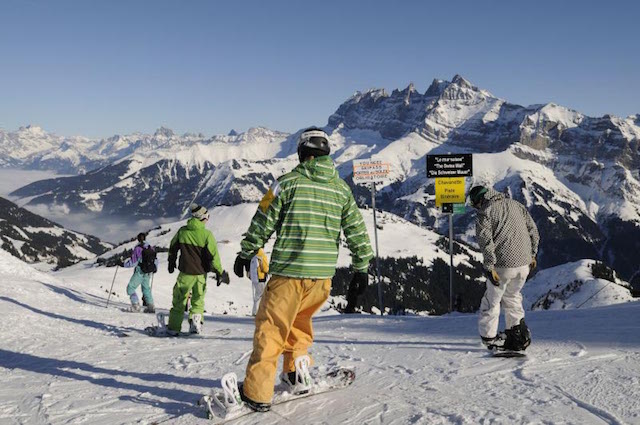 Estacion esqui Avoriaz Alpes Francia